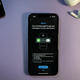 A photo of an iPhone showing the Switch to Android app